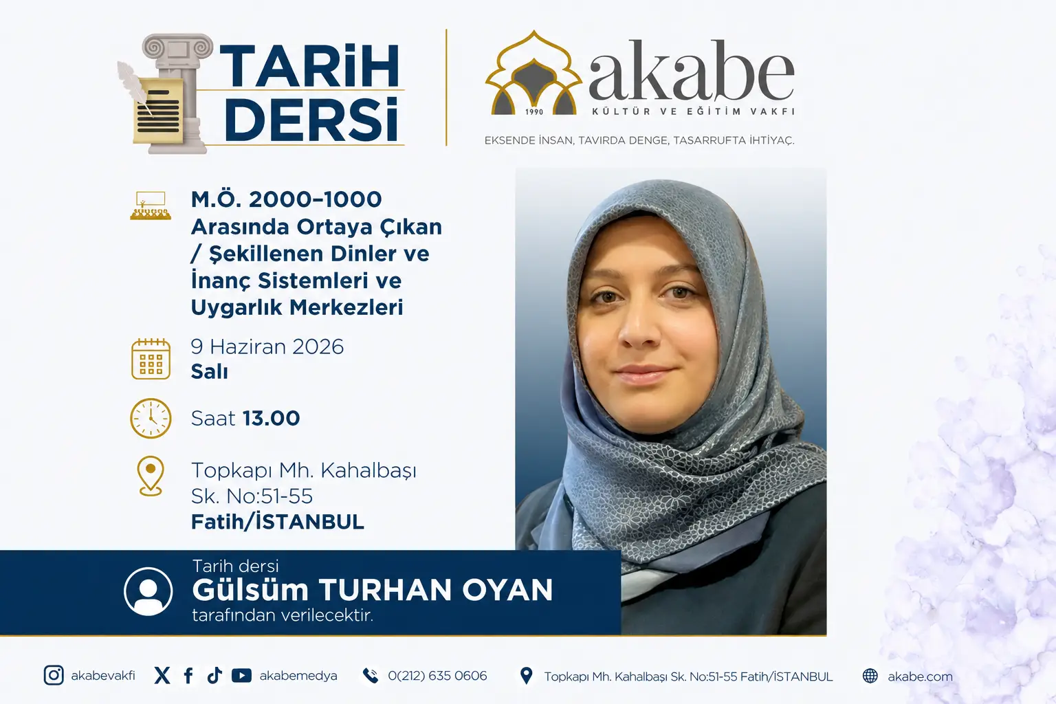 M.Ö. 2000-1000 Arasında Ortaya Çıkan / Şekillenen Dinler ve İnanç Sistemleri ve Uygarlık Merkezleri